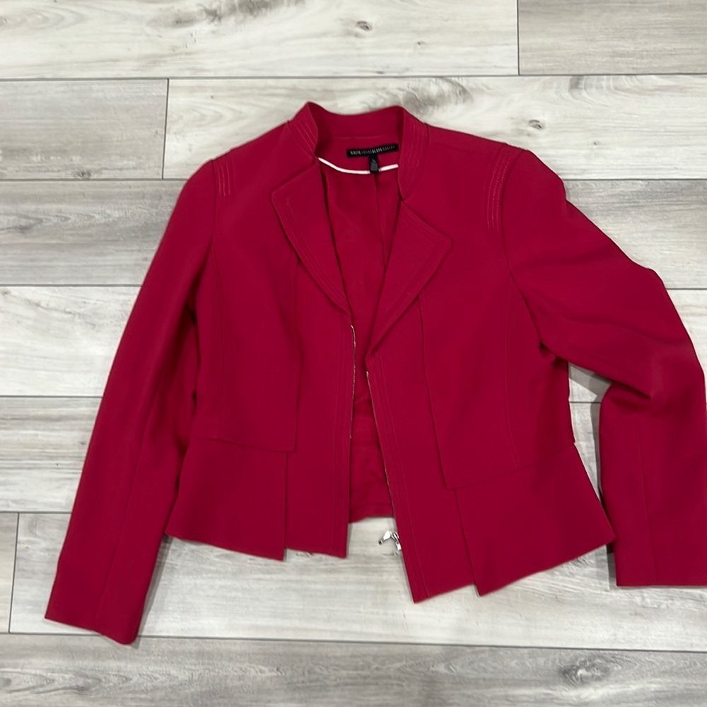 WHBM gorgeous raspberry color jacket